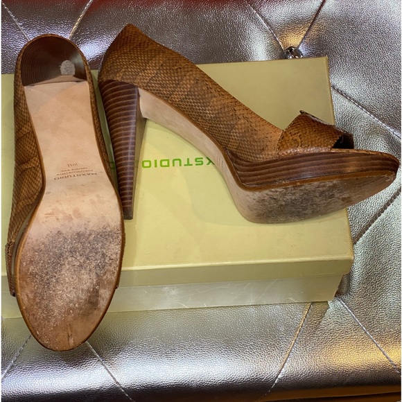 max studio stiletto heel shoes sz 10 - Picture 3 of 5